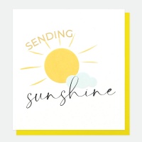 Sending Sunshine Greeting Card by Caroline Gardner
